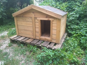 Будка для собак утепленна. Будка для собаки из дерева. Собачья будка.  #1718040