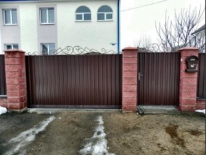 Забор из профнастила. Строительство заборов. Белая Церковь #1720222