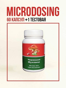 Мухомор Красный в капсулах 0, 3 гр. Микродозинг мухомора. #1722332