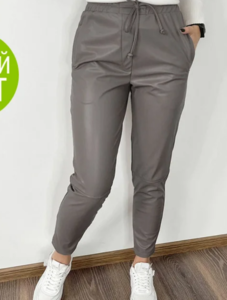 Женские брюки из эко кожи #1722564