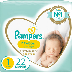 Підгузки Pampers Premium Care розмір 1 (2-5 кг),  22 шт #1724922