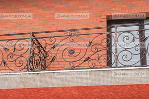 Ковані та зварені балконні перила (огорожі для балкона)   #1726676