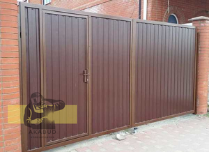 Ворота распашные с ковкой и без. Откатные ворота #1726827