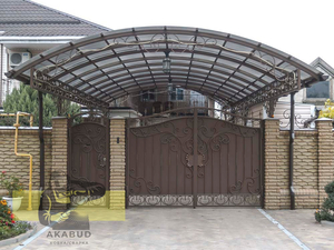 Навесы и козырьки от производителя Козырьки и навесы с поликарбонатом.  #1726744