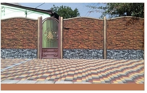 Купить еврозабор и тротуарную плитку в Луганске DNF 0721121403 #1729496