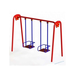 Детские качели двойные большие для улицы #1614278