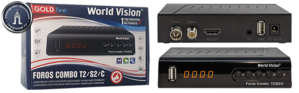 Комбинированный ресивер World Vision Foros Combo T2/S2/C #1733223