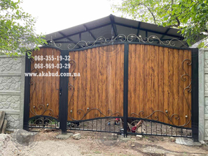 Ворота распашные,  ворота откатные,  навесы,  балконы,  заборы #1736954