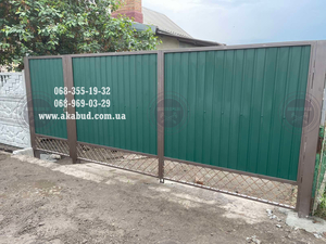 Розпашні ворота,  відкатні ворота,  навіси,  козирки,  балконні огорожі,  паркани з п #1737353