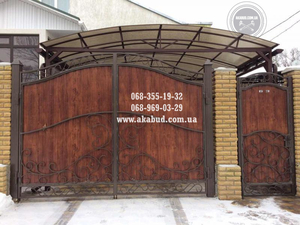 Изделия из метала: Навесы,  Ворота,  Калитки,  Забор,  Козирек,  Беседка,  Перила,  Реш #1738009