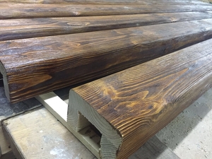 Фальш балки из массива дерева #1738397