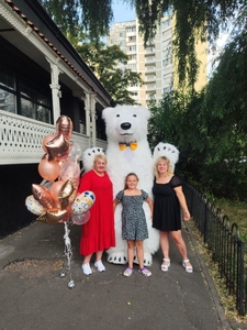 Білий Вітальний Ведмедик Київ та Київська область 800 грн + дорога.							 #1739082