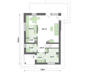 Участок под застройку со всеми коммуникациями в г. Борисполь,  ул. февральская 38 #1739052