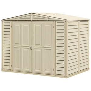 Сарай пластиковый Durate 240x163x186 см слоновая кость #1738772