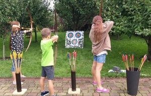 Лучный Тир на выезде или Мастер-класс по стрельбе из лука у Вас дома! #1740086