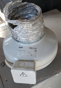 Продам б/у канальный вентилятор Salda VKA 125 LD #1741184