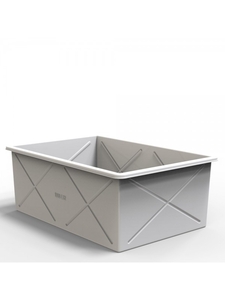 Корито із пластику 1500 л біле #1741029