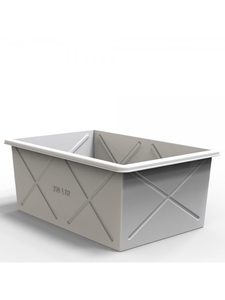 Корито із пластику 350 л біле #1741025