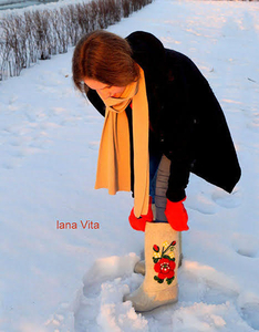 екологічно чисте взуття для дітей та дорослих - валяні валянки з вовни купити #1741946