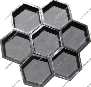 Формы для тротуарной плитки Шестигранник шагрень #1644892