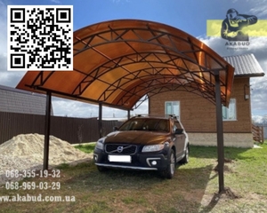 Ворота Распашные,  откатные из профлиста.  Гаражные ворота. Навес,  перила. #1743237