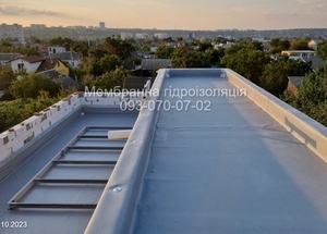 Монтаж ПВХ мембрани . Мембранна гідроізоляція  #1743174