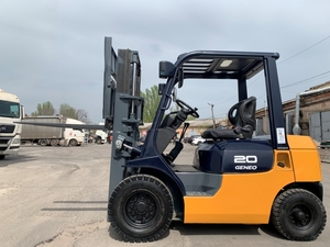 Автонавантажувач вилковий дизельний Toyota,  з щоглою вагонного типу #1744040