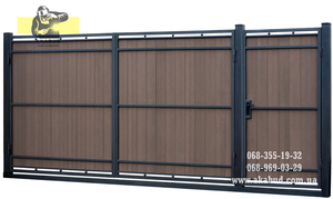 Ворота распашные простые,  ворота откатные,  навесы. #1743874