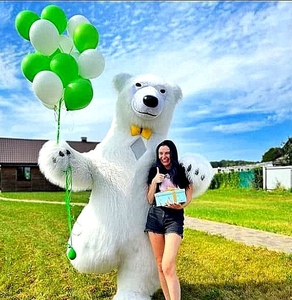 Белый медведь одесса на праздник заказ аниматора. #1745299