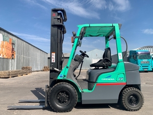 Вилочный автопогрузчик Mitsubishi с двумя дополнительными гидролиниями #1744893