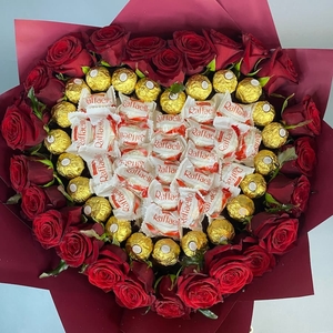 Солодкі букети квітів - особливі подарунки  #1745493