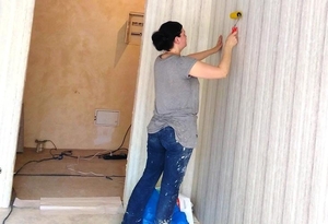 Поклейка обоев в Киеве профессионально,  недорого  #1745946