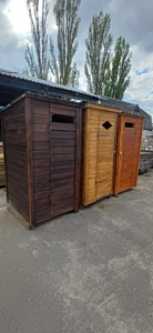 Дачный туалет. Деревянный туалет. Душ туалет из дерева. Туалет на дачу.  #1718120