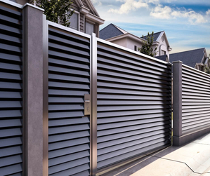 Сучасні металеві паркани від компанії BUDMAT у Дніпрі #1747903