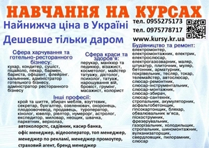 Курси кухаря,  перукаря,  зварника,  бухгалтера,  електрика,  маляра #1749915