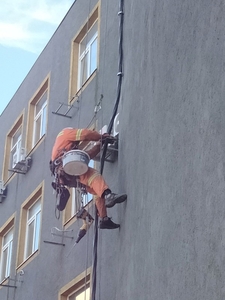 Высотные работы (утепление)профессиональными альпинистами без выходных #1668961