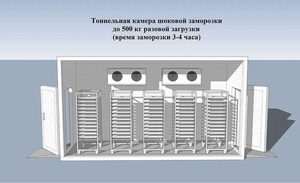 Шокова заморозка ( Установка під ключ) Хлібо булочних виробів #1752035