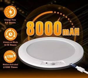 Розумний LED світильник з пультом,  датчиком руху,  акум 8000мА·год #1752026