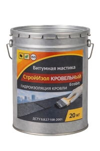 Битумная мастика ведро 20, 0 кг СтройИзол Кровельный Ecobit  #1752799