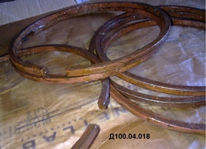 Поршневі кільця Д100.04.018 для двигунів 2Д100 та 10Д100 — надійність і ресурс д #1753021