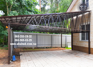 Навесы для авто и современные гаражи под ключ в Кривом Роге #1752924