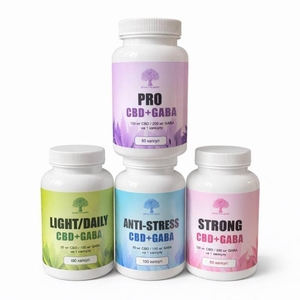 Биодобавка Strong CBD + GABA — антистресс и качественный сон,  60 капсул #1753884