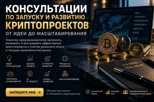 Консультации по запуску и развитию криптопроектов #1754377